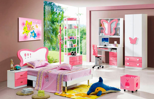 Детские комнаты для девочек: фото