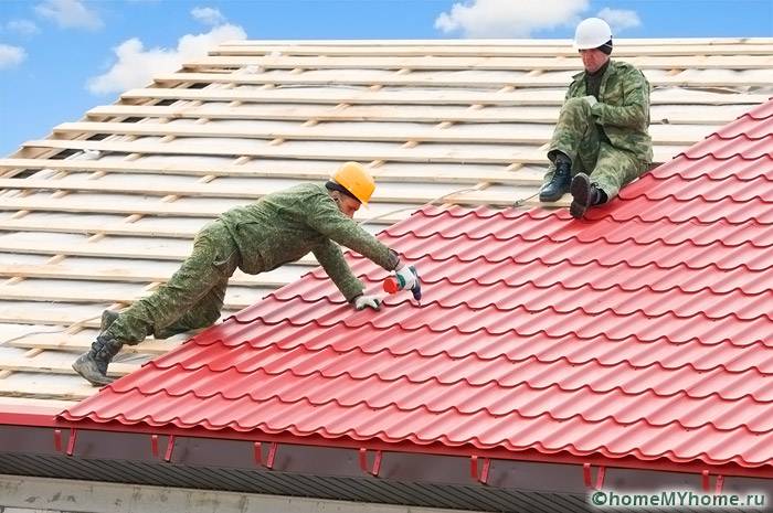 Как правильно сделать крышу дома из металлочерепицы