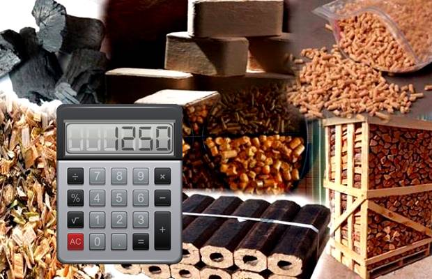 Калькулятор расчета расхода твердого топлива для печей