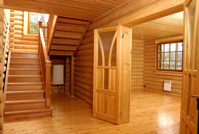 Отделка деревянного дома | внутри и снаружи, примеры технологий с фото
