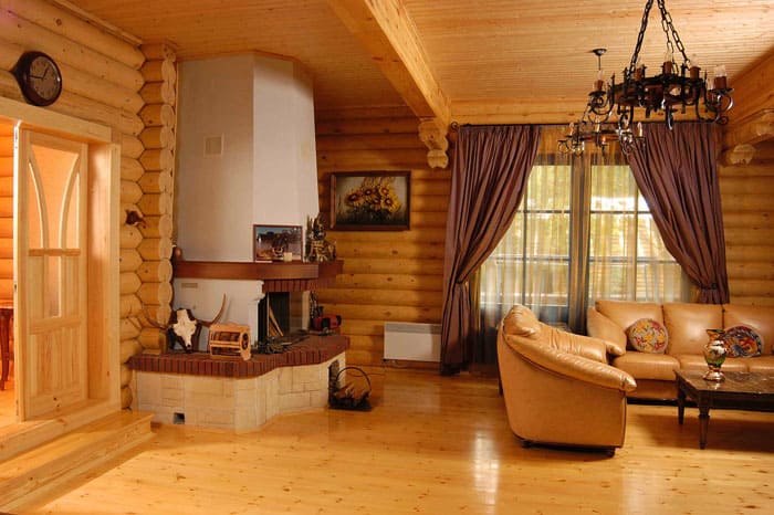 Доводим деревянный дом до совершенства: отделка внутри, фото и рекомендации