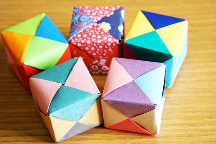 Как сделать куб из бумаги